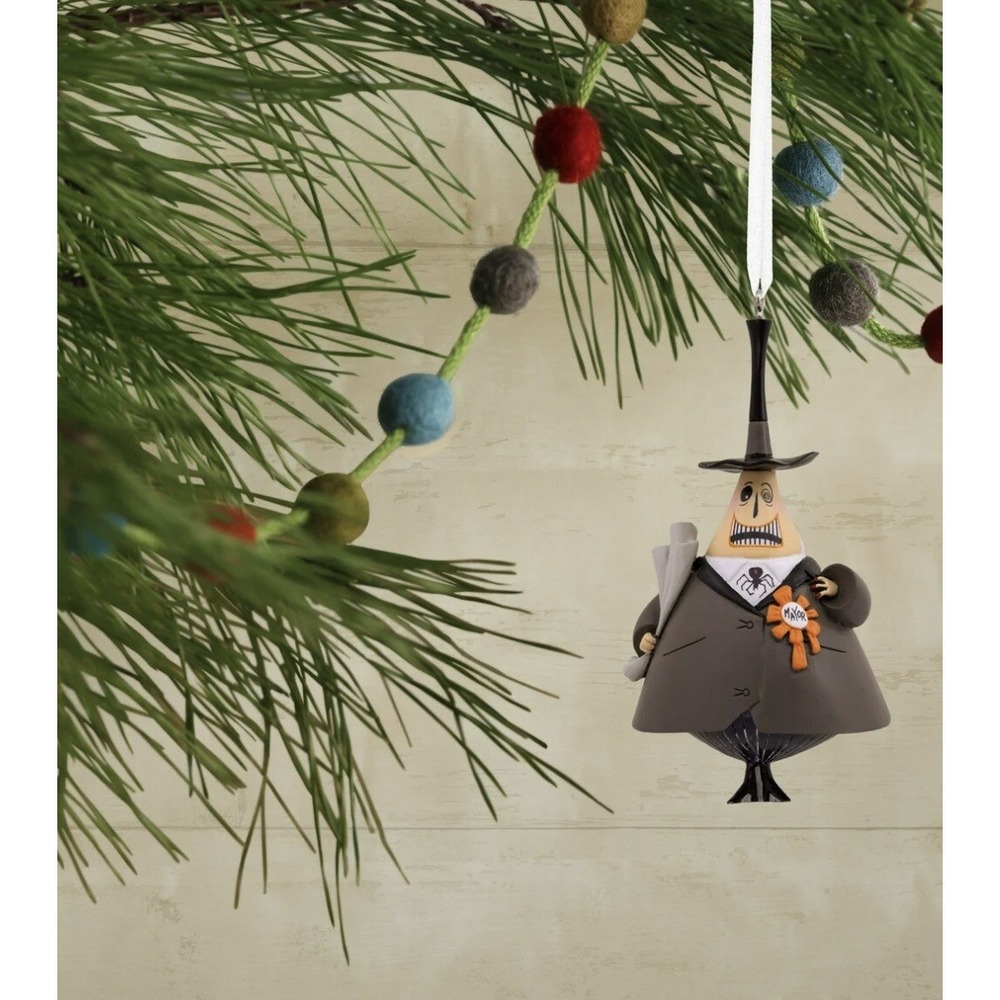 Disney Hallmark Tim Burton's The Nightmare‎ Before Christmas Mayor Ornament NIB